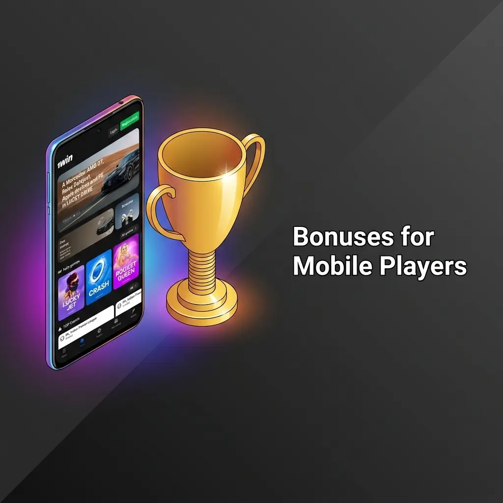 1win mobile app bonuses including welcome offer, free bets, cashback, and crypto promotions for Indian players