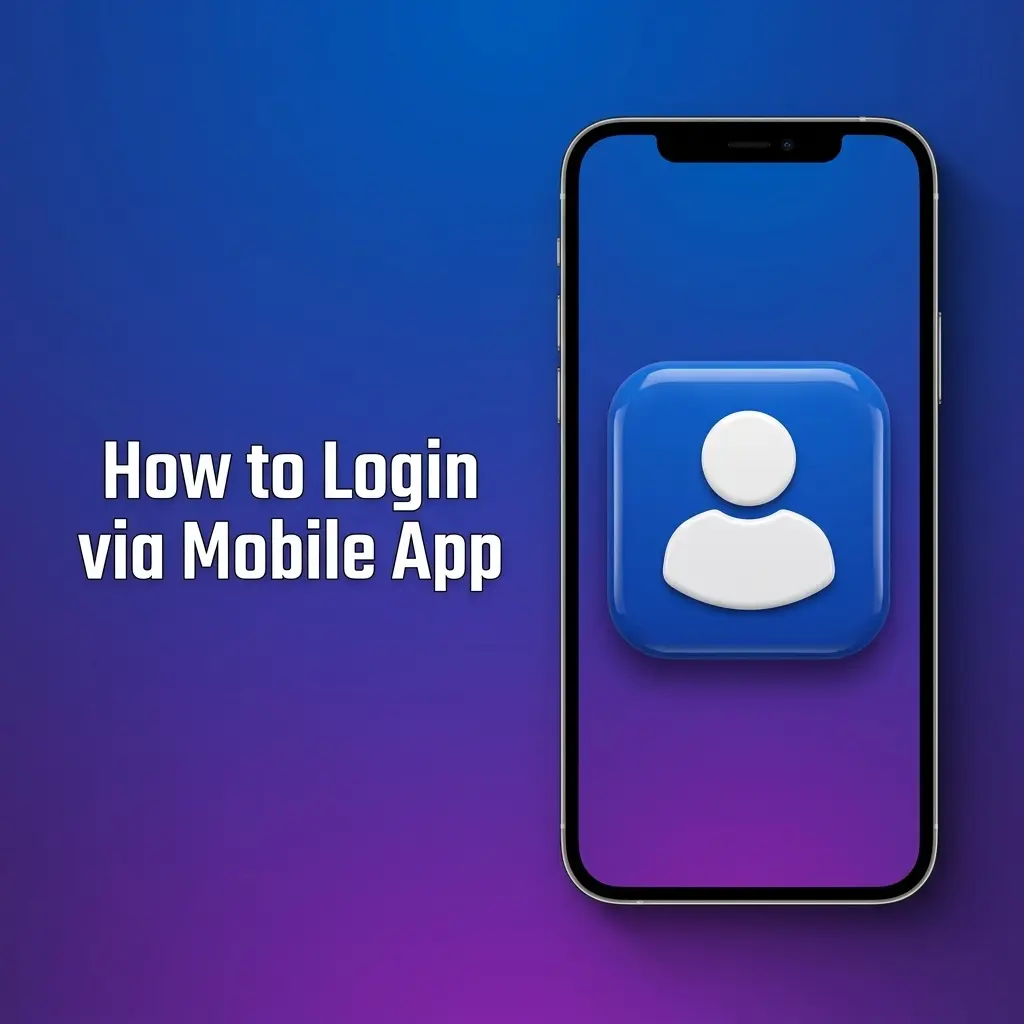 1win mobile app login screen on iOS showing Log In button, email field, password field, and Face ID option