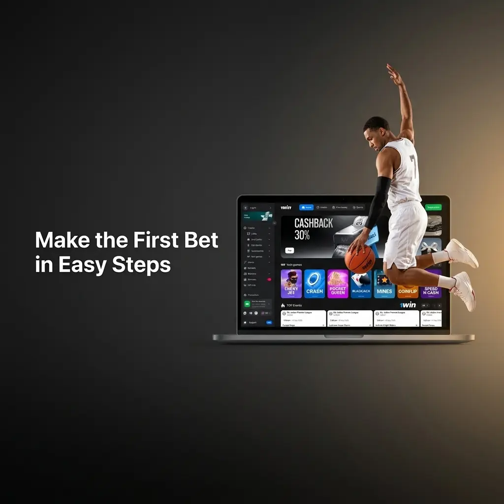 Step-by-step guide showing how to place a first bet on 1win using UPI or Paytm with Cricket IPL markets