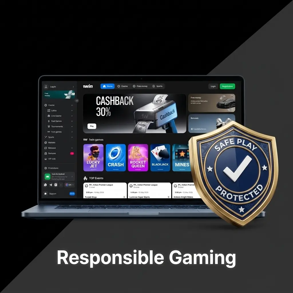 1win responsible gaming tools including deposit limits, self-exclusion, reality checks, and age verification for safe play