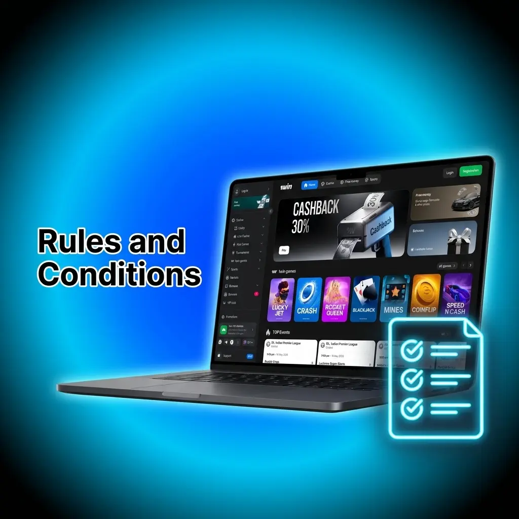 1win terms and conditions for Indian players covering age limits, account rules, KYC, bonuses, and restricted regions