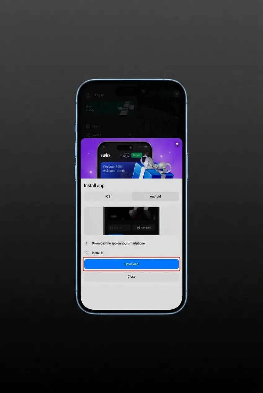Step-by-step guide to download and install 1win APK on Android device in under 3 minutes