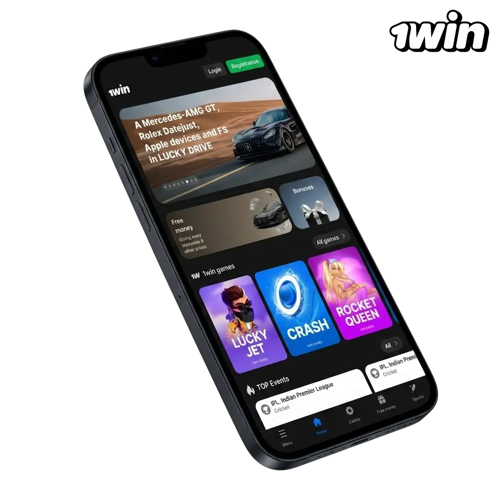 1win app for Android and iOS in India – sports betting, live casino, slots, UPI payments, and 500% welcome bonus