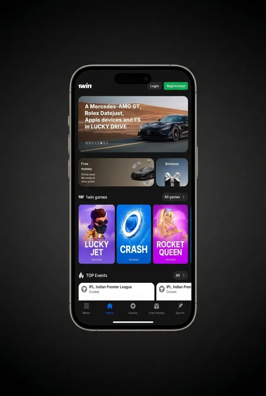 5-step guide to download the 1win iOS app on iPhone or iPad via App Store with UPI deposit options