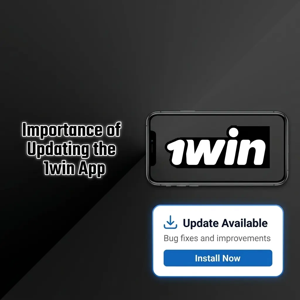 1win app update importance showing latest version features, security patches, and performance improvements on Android device