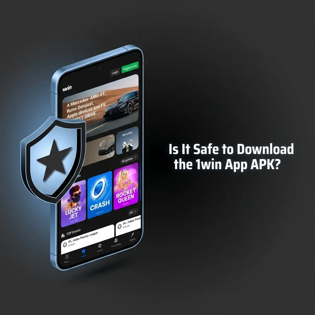 1win app APK download safety featuring SSL encryption and Curaçao eGaming licence security highlights