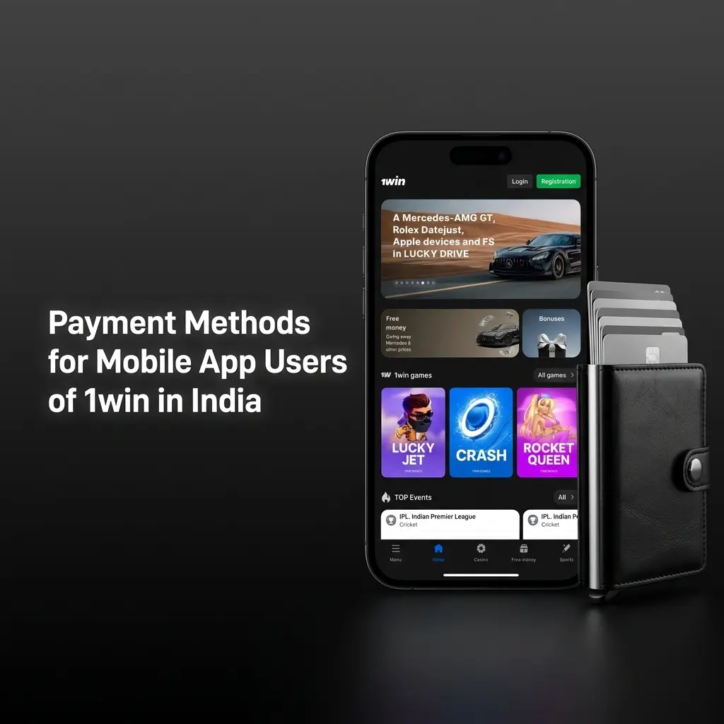 1win India app payment methods including UPI, Net Banking, Paytm, crypto, Visa and Mastercard for INR transactions